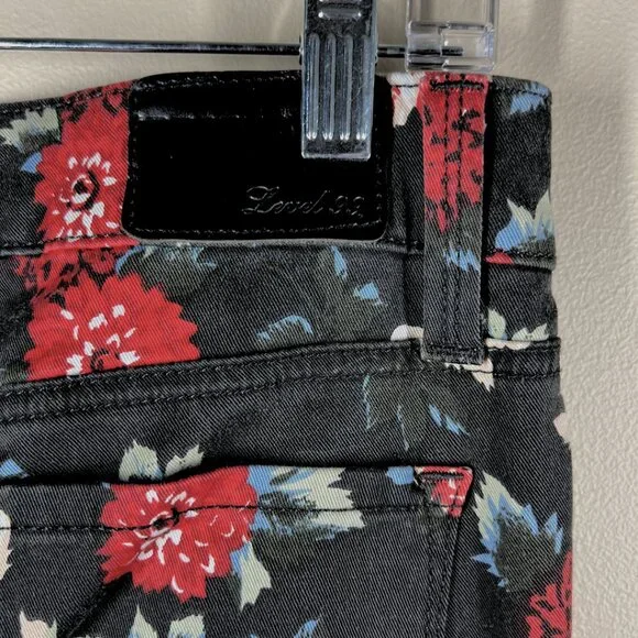 Level 99 Liza Skinny Floral Print Jeans • Size 28 - Picture 6 of 8